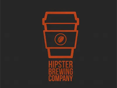 Hipster Coffee bean coffee cup hipster