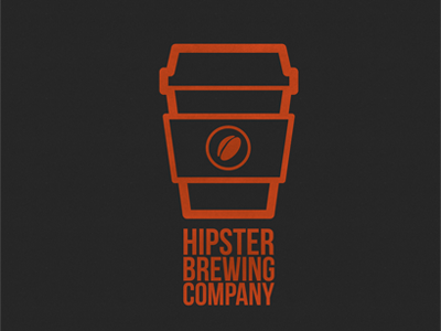 Hipster Coffee bean coffee cup hipster