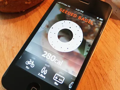 Calorbuddy app app calories consumption fitness food health icons ios photo sport ui ux wood