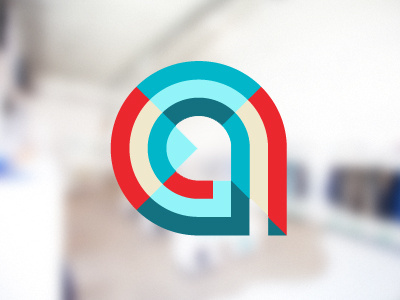 a logo a geometric logo type