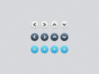 Simple Arrows Buttons (PSD) arrows button design photoshop ui vector