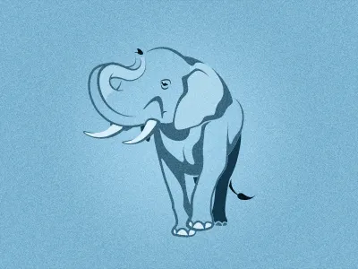 Elephant animal elephant illustration symbol vector