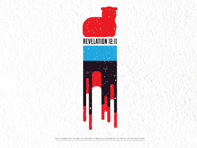 Revelation 12 bible franchise bold lamb multiply print revelation typography verse