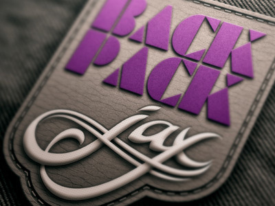BackPack Jax dune dune dzn gang hip hop illustration old school soul typo typography