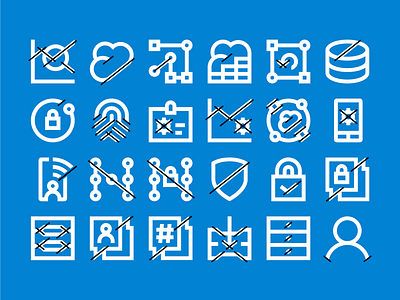 Dell Corporate Icons angle branding dell design graphic design icons illustration ui ux vector