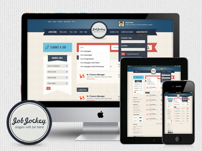 Job Jockey Responsive Wordpress Job Board clean job job jockey job site jobs modern vintage wordpress