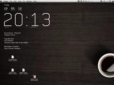 Wallpaper for the Dribbblers coffee desktop wallpaper wood