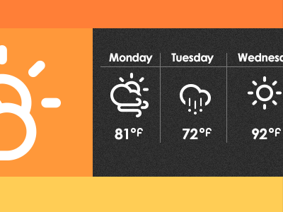 thermometer slide out - idea app design idea ios iphone mock up thermometer weather
