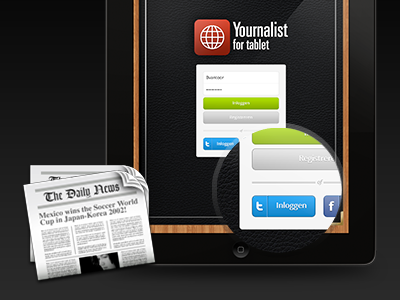 LinkU Homepage agency app carousel homepage ipad linku new newspaper portfolio website yournalist