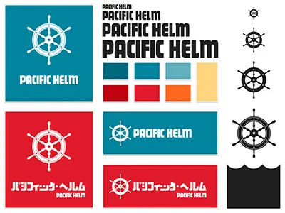 Branding Sheet branding guide helm logo pacific pacific helm sheet type