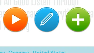 Music library buttons add css edit music svg
