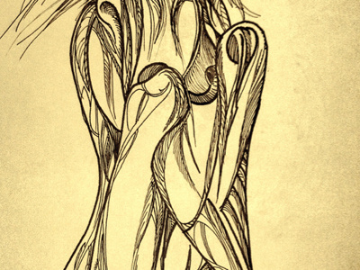 Woman copic drawing illustration moleskine rotring woman