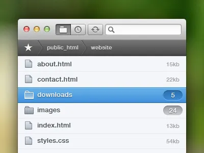 The perfect FTP Client app application buttons glyphs icon icons ui user interface