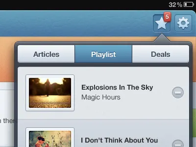 swensh app ios ipad news textures ui ux