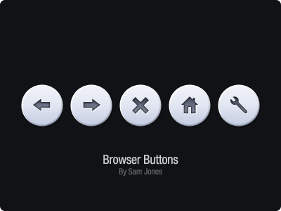 Browser Buttons [PSD] browser browser buttons browser psd buttons buttons psd free psd psd
