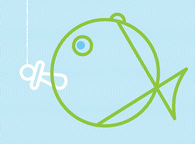 Fish Baby caught fish lure pacifier ryon edwards underwater