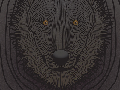 Wolf illustration wolf