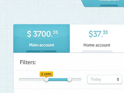 Project bank blue clean navigation simple soft texture ui ux white