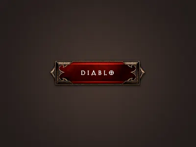 Diablo Button blizzard button diablo dodgy kerning game practice ui