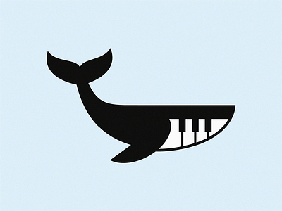 piano whale logo piano whale