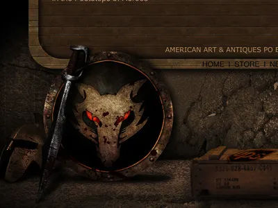 Phil Pierce art website (re-design art fine art web design