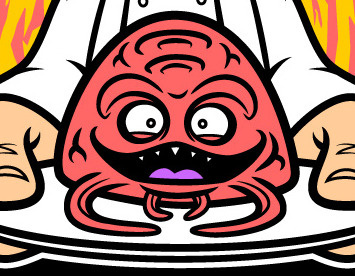 Krang Shirt cartoons fan art illustration tshirt design vector