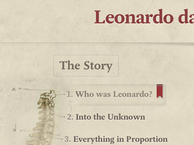 The Story chapters drawings ios ipad leonardo ui
