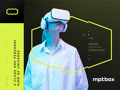 Mptybox - Metaverse Branding ar brand brand design brand guideline brand identity branding crypto graphic design guide identity illustration logo logo design logotype meta metaverse nfr phenomenon typography vr