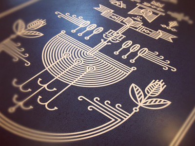 Somethin Done anchor blue graphic navy poster ship