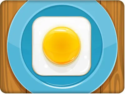 RE:RE Egg yolk Icon egg icon ios yolk
