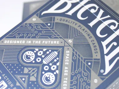 Robocycle ace bicycle cards jack joker king queen robot