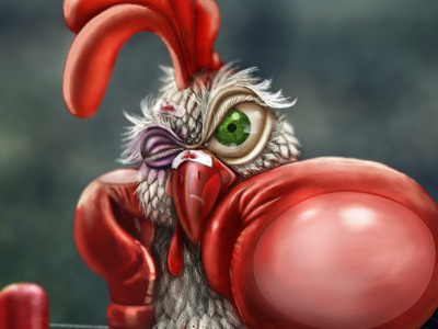 You Are The Next boxing ring rooster