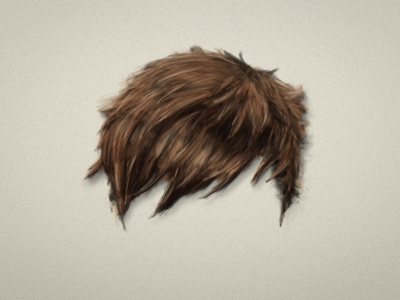 Hair illustration 2/2 3d brush classic hair honour illustration layers packaging photoshop texture vintage