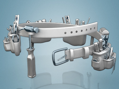 Tool Belt Icon belt c4d features hammer icon level mallet nail plier pouch screwdriver tool wrench