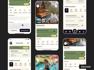 Hotel Experience App β Hotel Membership App UI Design experianceapp hotelapp hotelbooking membership privilege ui