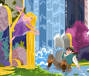 Tangled Tribute art character design concept design illustration