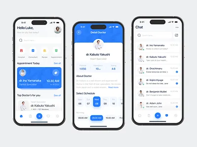Health Mobile App app app design clean doctor health healthcare healthy ios life lifestyle medical medical test medicine mobile mobile app mobile app design mobile ui profile uiux design user interface