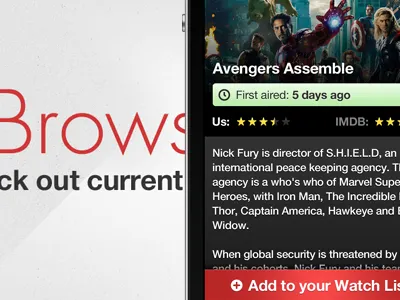Watchwhen App app film ios iphone movie ui watchwhen