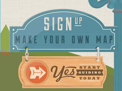 YES arrow button home page yes iphone mobile register retro sign up sign vintage