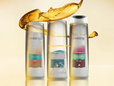 P&G Pantene Takeover (RichWebAd Animation) 3d animation c4d liquid pantene pg physical shampoo