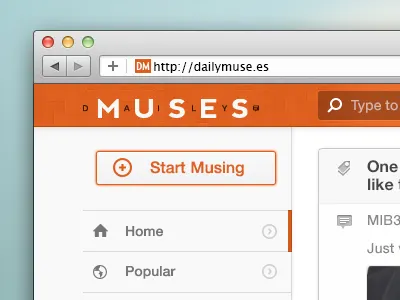 Refinement answer app clean daily dashboard gui home icons layout minimal minimalist muse profile question simple social threads ui ux web