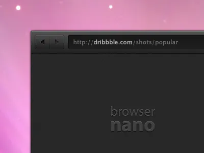 Dark Browser Overlay aurora black browser dark gray lucida grande nuance overlay portfolio shadow subtle ui vibrant