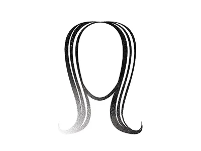 Hairdresser Identity brand branding hair hairdresser identity letter logo personal