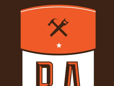 RA logo ver.3 brand construction hammer logo saw star