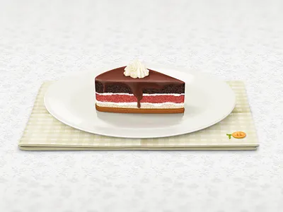 An exercise cake dish food icon