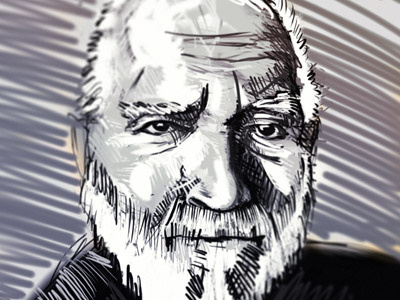 & now for something completely different drawing graphic illustration intuos portrait wacom