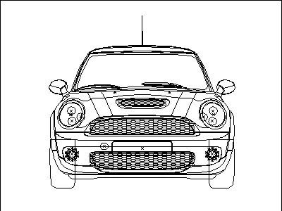 MINI Cooper Icon (WIP) car icon illustration mini cooper outline vector