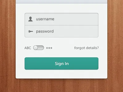 Light Login dialog light light ui login login modal login popup modal popup wood