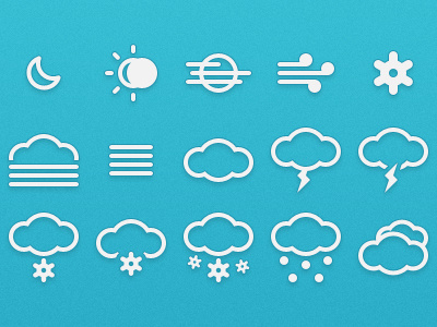 Meteocons has launched! design icon icons pictograph weather