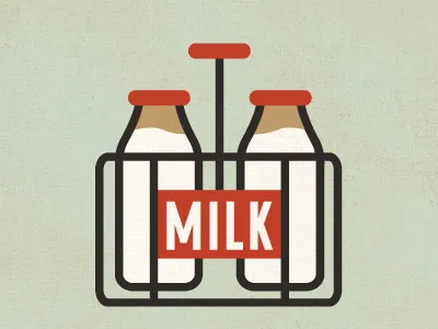 Milk Infographic Icon bottle corn field icon illustration info graphic infographic milk texture vector